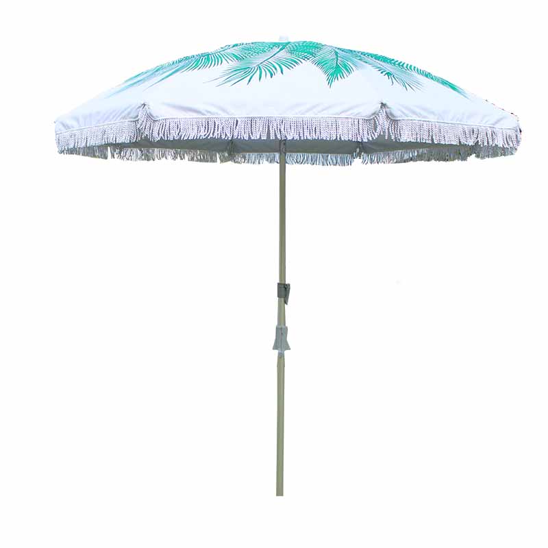 Alu Beach esernyő BU1928-4 Tassel-szel