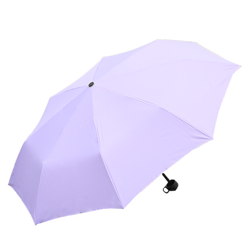 170t poliészter UV lila mini 3 hajtásgátló UV-es esernyő GB18120
